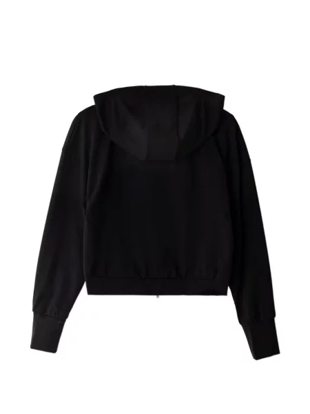 Bluza z kapturem dziecięca Patrizia Pepe Girl czarna