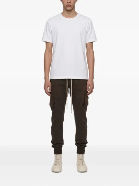 Παντελόνι cargo Rick Owens Drkshdw με κορδόνι καφέ