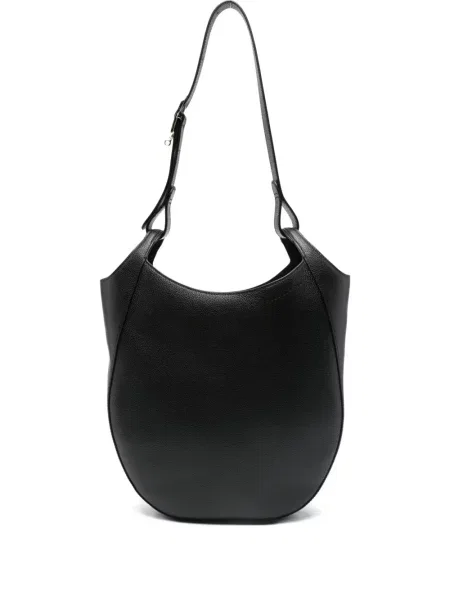 Geanta de piele Longchamp din piele negru