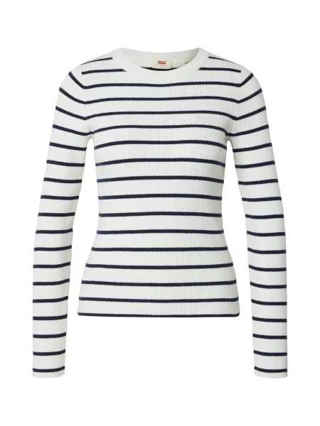 LEVI'S ® Pulover bleumarin alb
