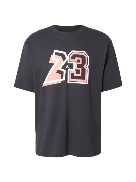 Jordan Majica svetlo rdeča / črna bela