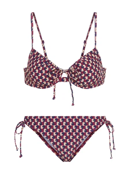 LSCN by LASCANA Bikini kremna / mornarska bordo
