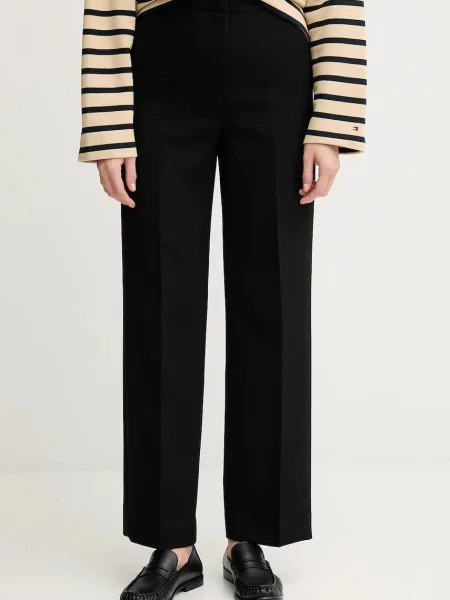 Hlače Tommy Hilfiger črna