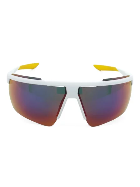 Ochelari de soare Nike cu cordon din jerseu cu imprimeu abstract gri