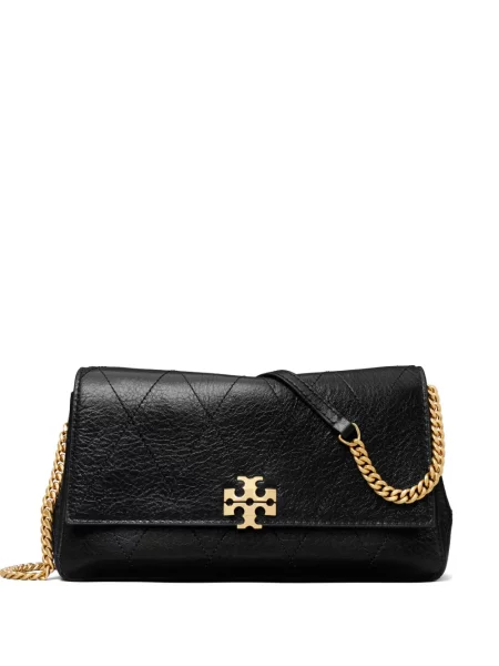 Matlasat colier Tory Burch negru