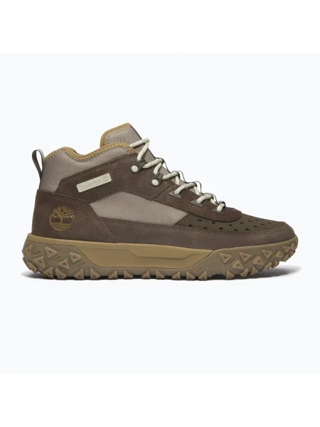 Sneakerși Timberland din dantelă maro