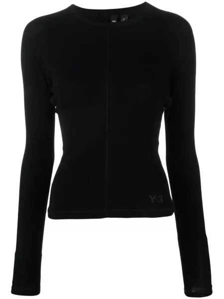 Top Y-3 cu imagine lung negru