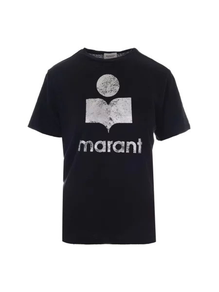 Lniana koszulka Marant Etoile czarna