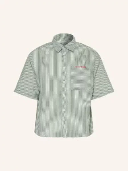 About:Blank Koszula Z Krótkim Rękawem Comfort Fit gruen biała