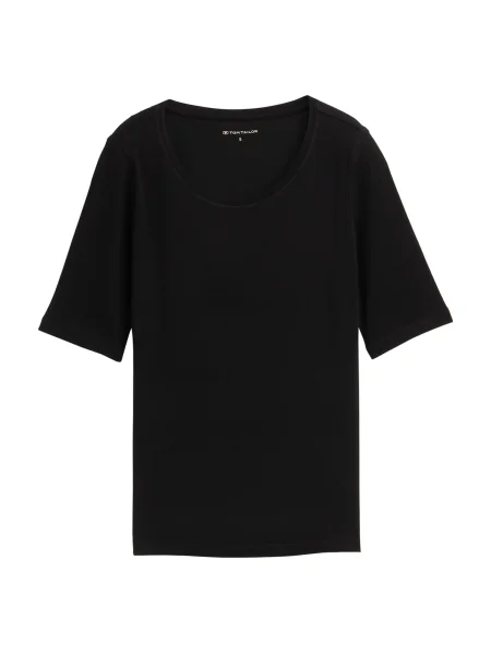 TOM TAILOR Tricou negru