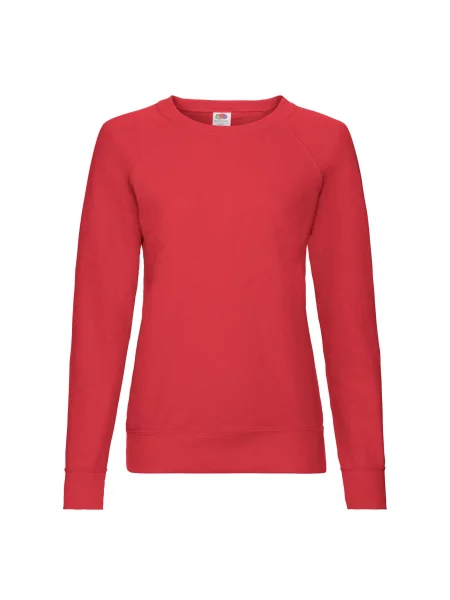 Lekki Sweter Raglanowy Dla Kobiet czerwony