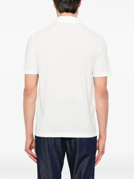 Tricou polo Drumohr alb