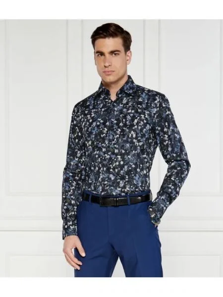 BOSS BLACK Cămașă negru
