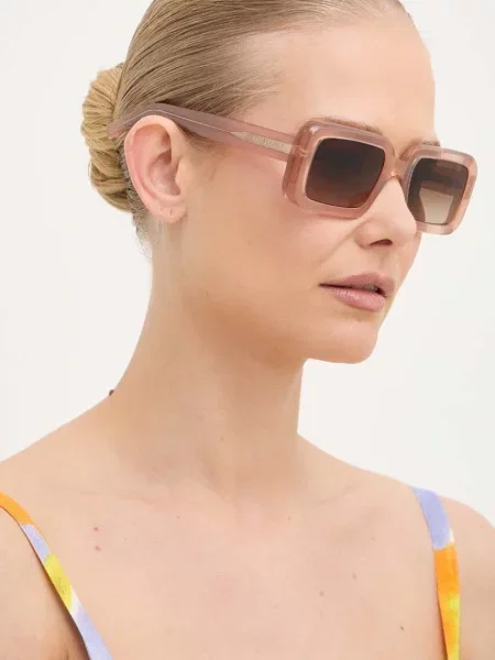 Saint Laurent ochelari de soare portocaliu
