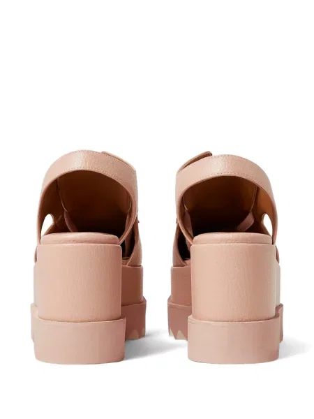 Pantofi derby Stella Mccartney cu pană roz