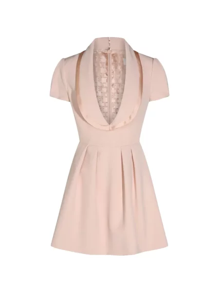 Rochie mini Elisabetta Franchi din satin roz