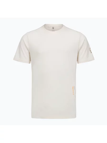 Мъжка тениска за бягане SCOTT Endurance DRI Tee cotton white/toast beige бяло