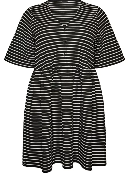 Zizzi Rochie Mjula negru alb