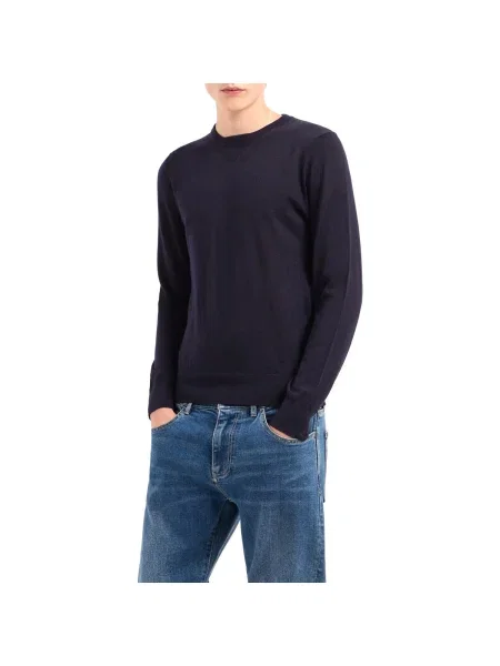 Pulover Armani Exchange de lână albastru