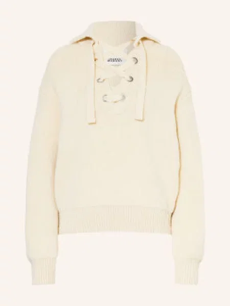 Isabel Marant Sweter Ydalia beige beżowy