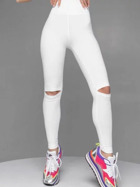 Леггинсы для спорта білі