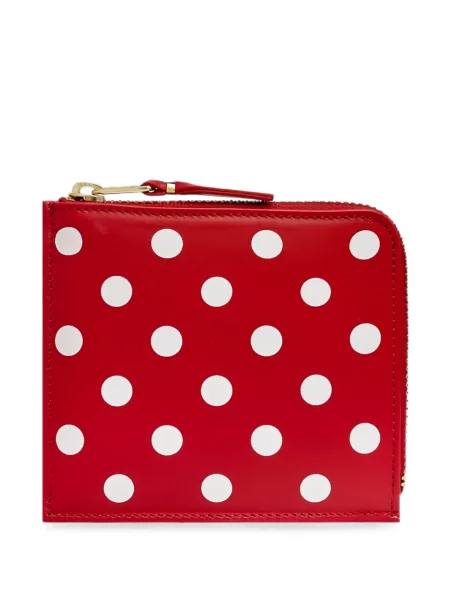 Portofel Comme Des Garçons Wallet cu buline roșu