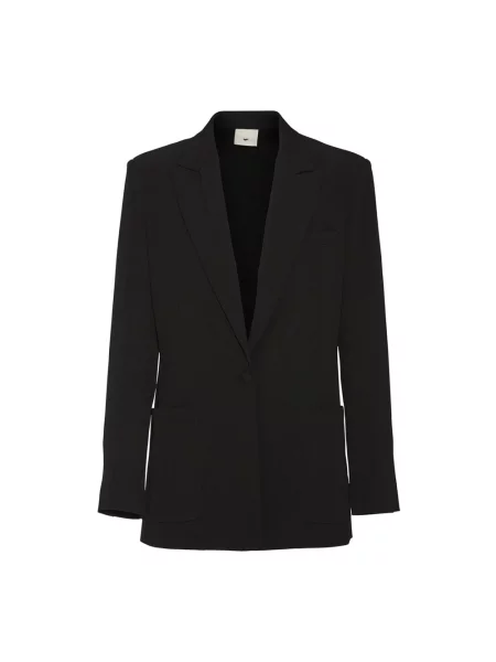 Marynarka Heartmade z dekoltem w serek klasyczna czarna