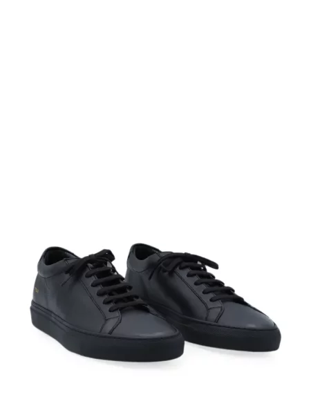 Sneakerși Common Projects din piele negru