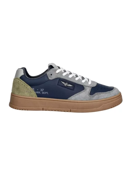 Aeronautica Militare Sneakersy Kolorowy granatowe