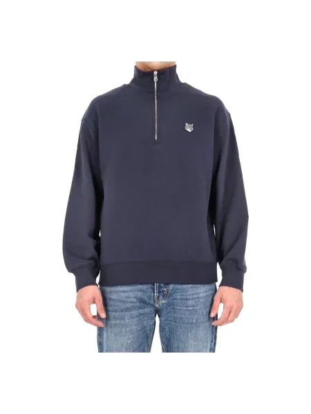 Bluza rozpinana Maison Kitsune niebieska