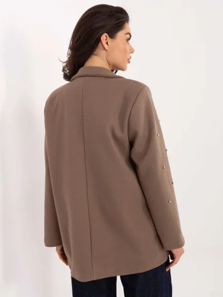 Jakna Italy Moda smeđa