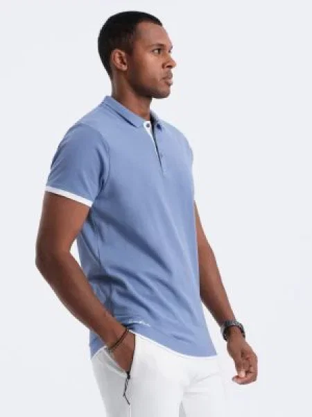 Polo Ombre albastru