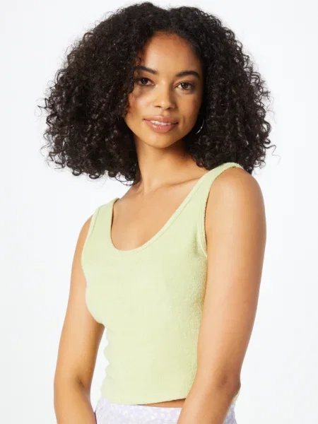 HOLLISTER Top TERRY limetă verde