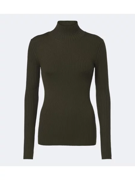 Pulover Victoria Beckham de lână verde