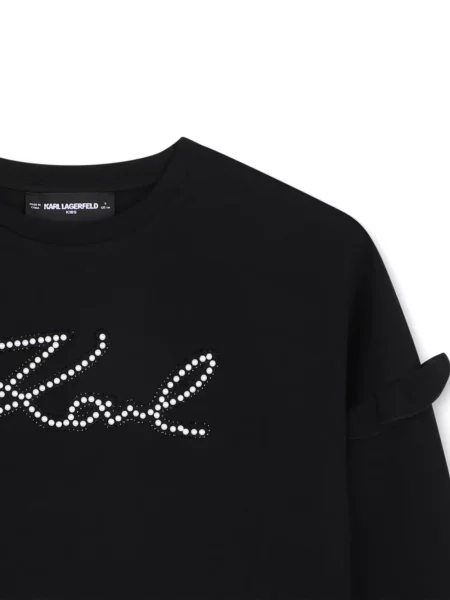 Bluza dziecięca Karl Lagerfeld czarna