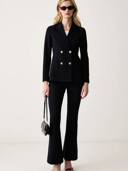 Liu Jo Pantaloni din Bleumarin Flare Fit
