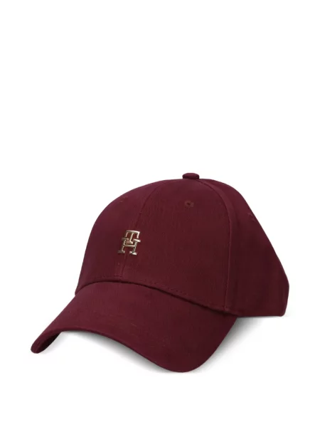 Baseball sapka Tommy Hilfiger autogrammal piros