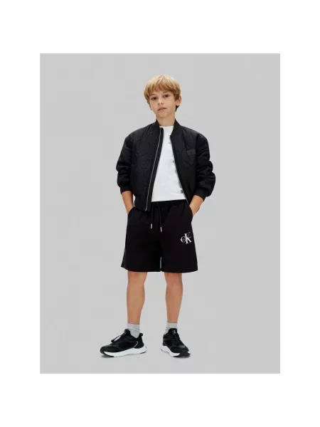 Džínsové šortky Calvin Klein Jeans čierna