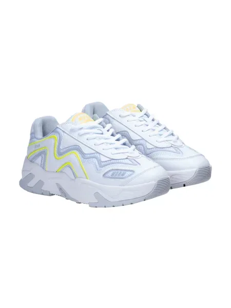 Sneakersy Msgm skórzane białe