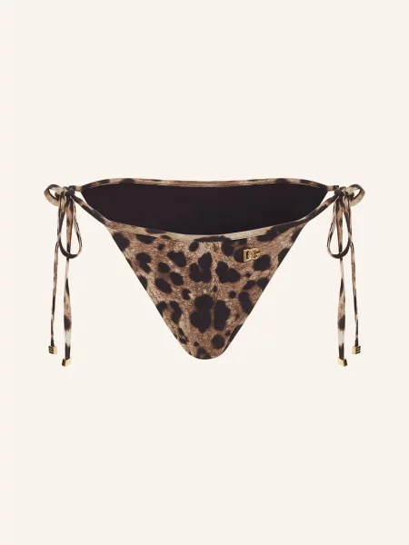 Dolce & Gabbana Dół Od Bikini Trójkątnego braun czarny
