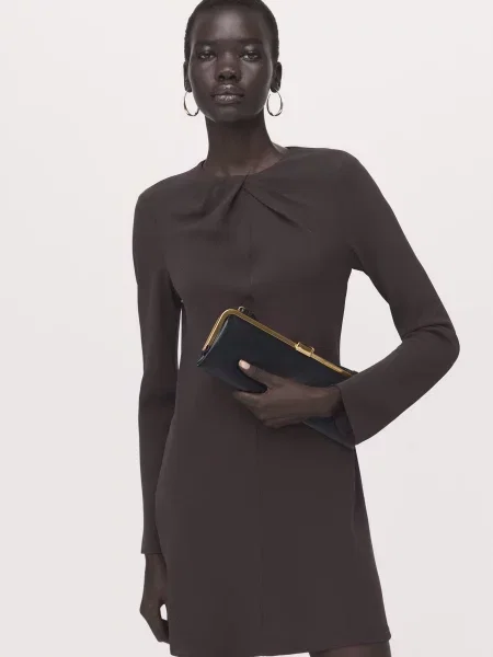 Сукня міні MANGO темно-коричневий коричнева