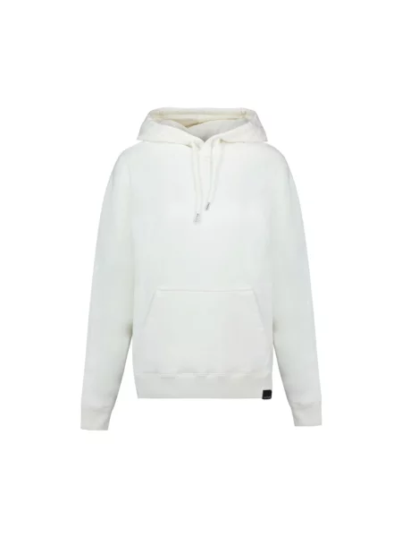 Bluza z kapturem Courreges biała