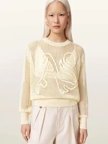 AllSaints pulover ženski od RAELYN bež