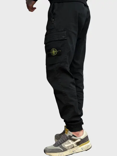 Штани Stone Island з камінням чорні