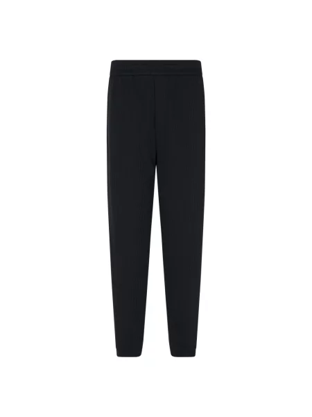 Spodnie Emporio Armani niebieskie