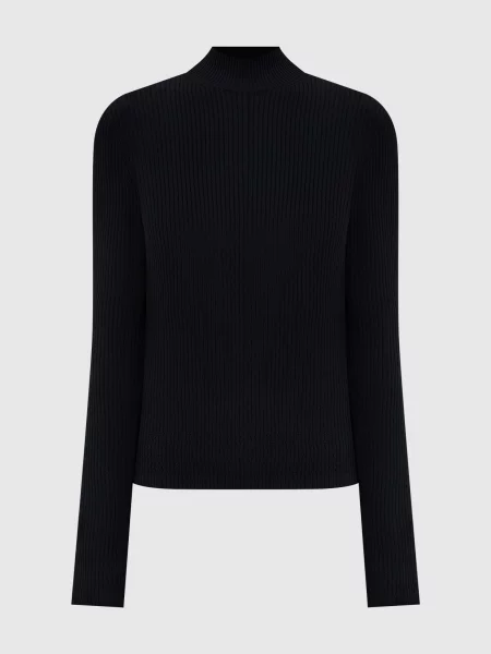 Гольф в рубчик Twinset чорний