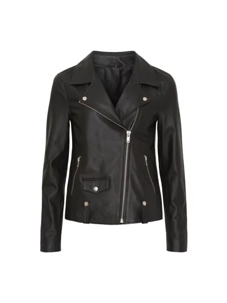 Kurtka skórzana Notyz czarna