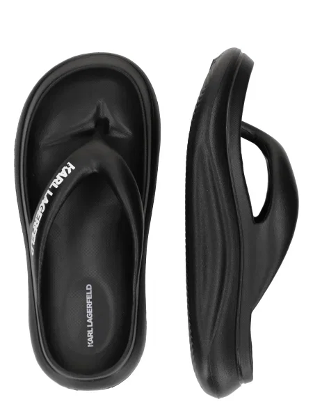 Karl Lagerfeld Flip-flops / alb negru