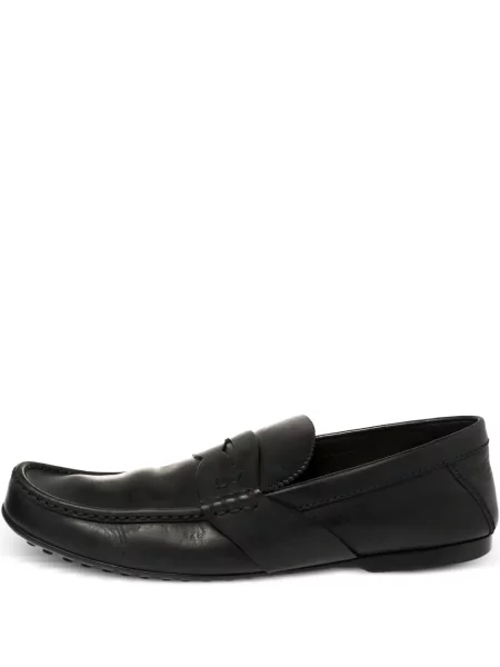 Kožené loafers Louis Vuitton Pre-owned černé