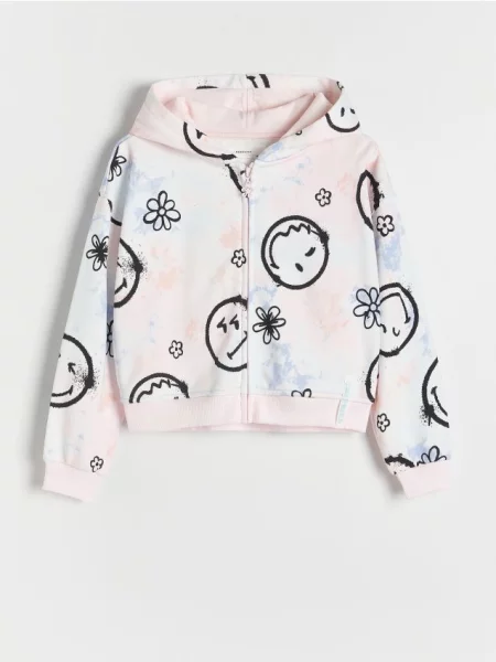 Reserved bluza SmileyWorld® z aplikacją wielobarwny